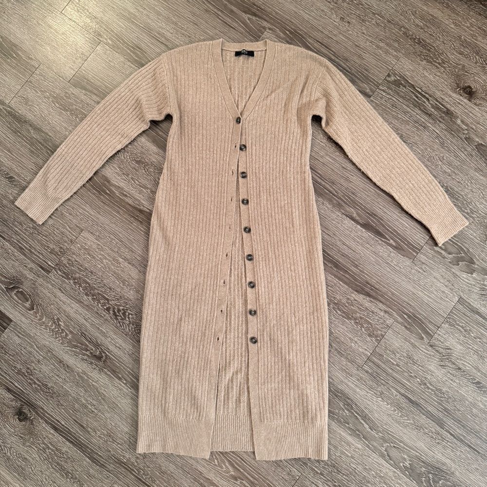 Able Elizabeth Ribbed Duster Cardigan